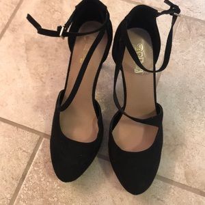 Black heels! Worn once!